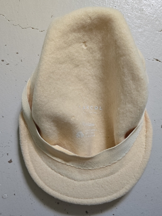 Vintage Virgin Wool Women\'s Cream Kangol Beret Hat main image 9